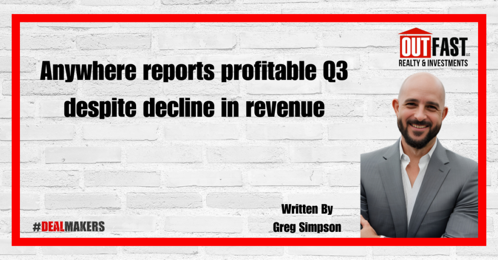 Anywhere reports profitable Q3 despite decline in revenue