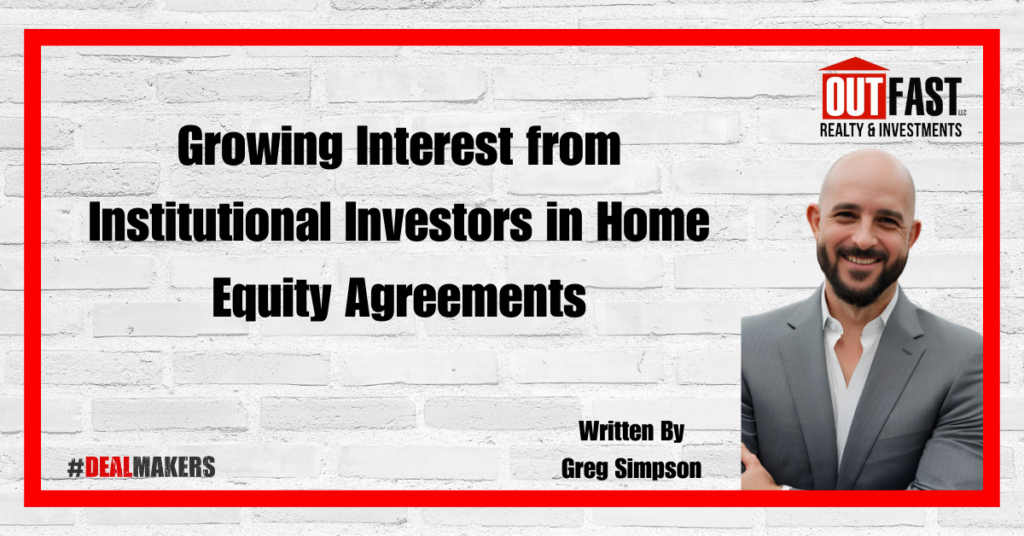 Growing Interest from Institutional Investors in Home Equity Agreements