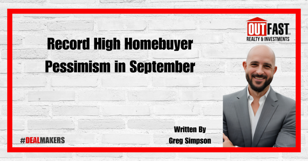 Record High Homebuyer Pessimism in September