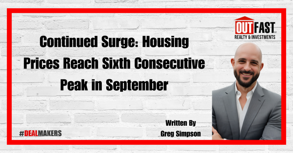 Continued Surge: Housing Prices Reach Sixth Consecutive Peak in September