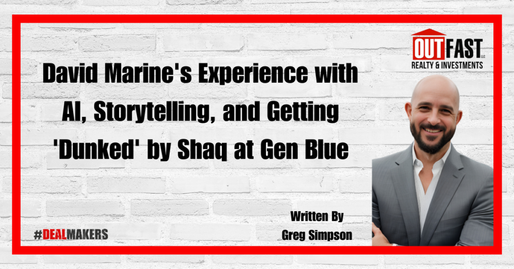David Marine's Experience with AI, Storytelling, and Getting 'Dunked' by Shaq at Gen Blue