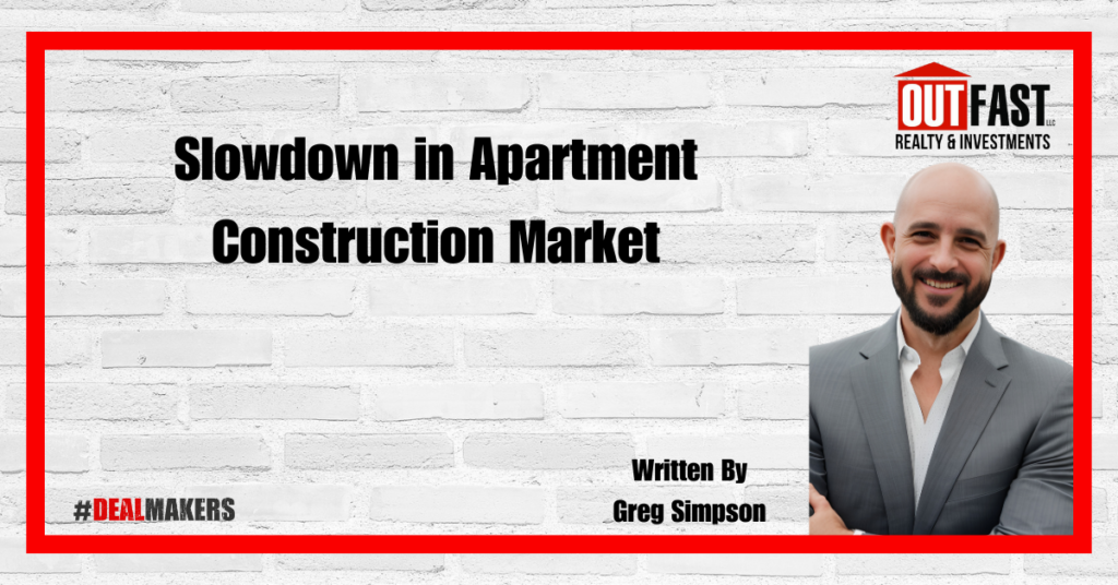 Slowdown in Apartment Construction Market