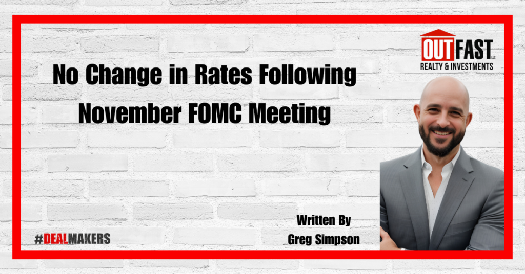 No Change in Rates Following November FOMC Meeting